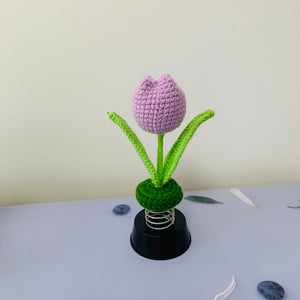 Blingcute | Crochet Daisy / Clove / Tulip | Car Dashboard Ornaments - Blingcute
