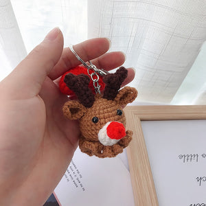 Blingcute | Wapiti Keychain | Crochet keychain Animals - Blingcute