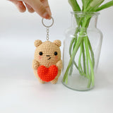 Blingcute |  Cute Bear Keyring | Crochet Amigurumi Toy - Blingcute