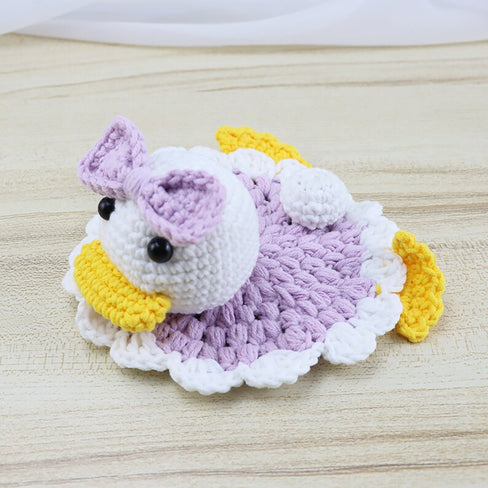 Blingcute | Duck Crochet Coasters | Home Decor - Blingcute