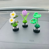 Blingcute | Crochet Daisy / Clove / Tulip | Car Dashboard Ornaments - Blingcute