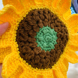 Blingcute | Crochet Sunflower Coaster | Handmade Home Decor - Blingcute