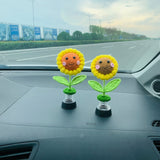 Blingcute | Cute Car Sunflower Accessories | Car Dashboard Decor - Blingcute