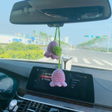 Blingcute | Car Mirror Hanging | Rear View Mirror Flower Car Accessories - Blingcute