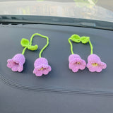 Blingcute | Car Mirror Hanging | Rear View Mirror Flower Car Accessories - Blingcute