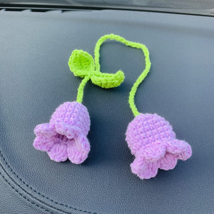 Blingcute | Car Mirror Hanging | Rear View Mirror Flower Car Accessories - Blingcute