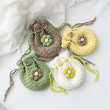 Blingcute | Crochet Drawstring Bag | Handmade Purse - Blingcute