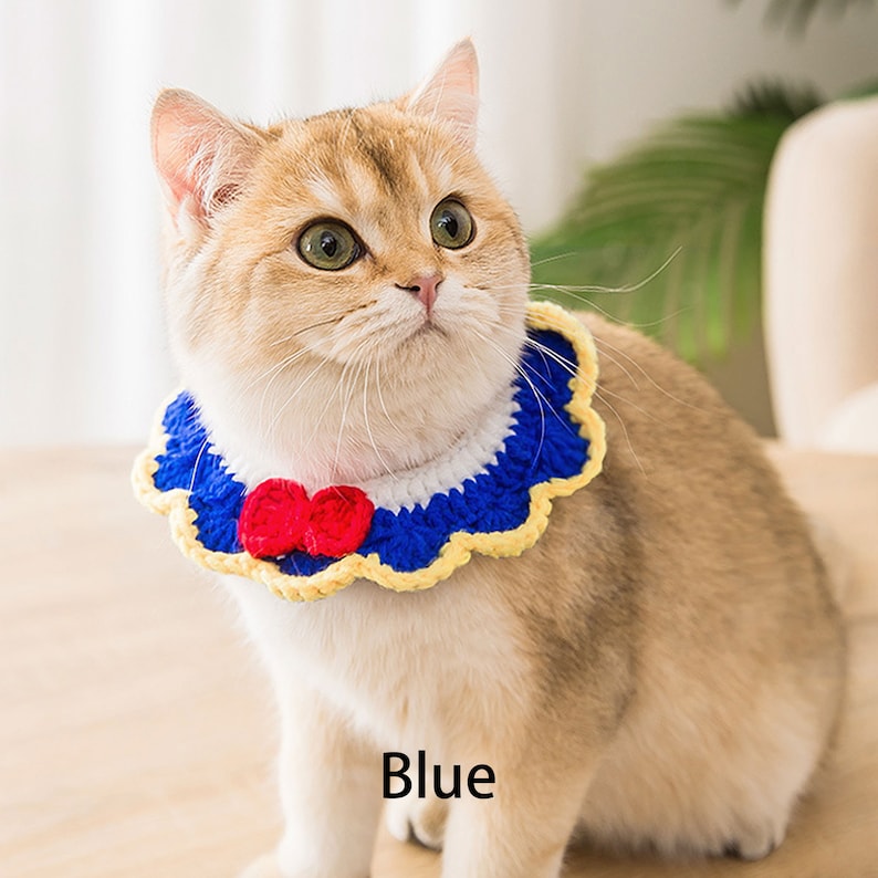 Blingcute | Crochet Pet Collar | Handmade Cute Pet Accessories - Blingcute