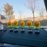 Blingcute | Handmade Crochet sunflower | Car Accessories - Blingcute