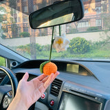 Blingcute | Orange Car Accessories | Car Mirror Hanging Decor - Blingcute