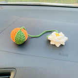 Blingcute | Orange Car Accessories | Car Mirror Hanging Decor - Blingcute