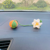 Blingcute | Orange Car Accessories | Car Mirror Hanging Decor - Blingcute