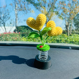 Blingcute | Crochet Cute Heart love | Crochet Car Decor - Blingcute