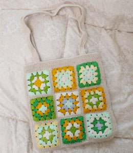 Blingcute | Handmade Crochet Flower Bag | Cochet Tote Bag - Blingcute