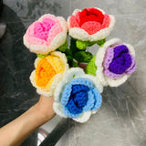 Blingcute | Crochet Flowers Rose | Valentine's Gift for her - Blingcute