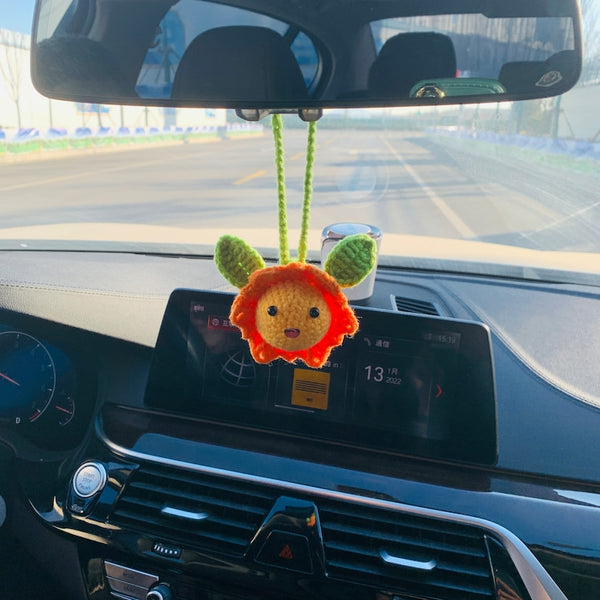 Blingcute | Smiling Face Sun | Car Accessories Mirror Hanging - Blingcute