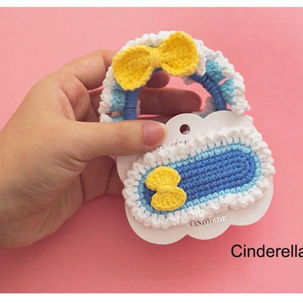 Blingcute | Crochet Princess Hair Clips and Hair Ties | Gift for Her - Blingcute