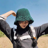 Hoooked  DIY Crochet Kit Summer Hat Nice Lush Mint