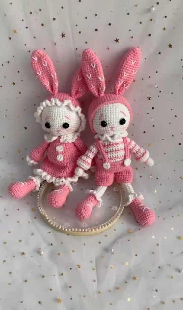 Blingcute | Crochet Couple Rabbits | Animal Crochet - Blingcute
