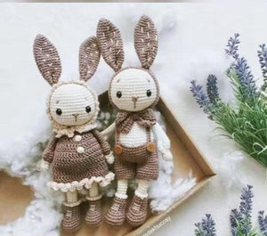 Blingcute | Crochet Couple Rabbits | Animal Crochet - Blingcute