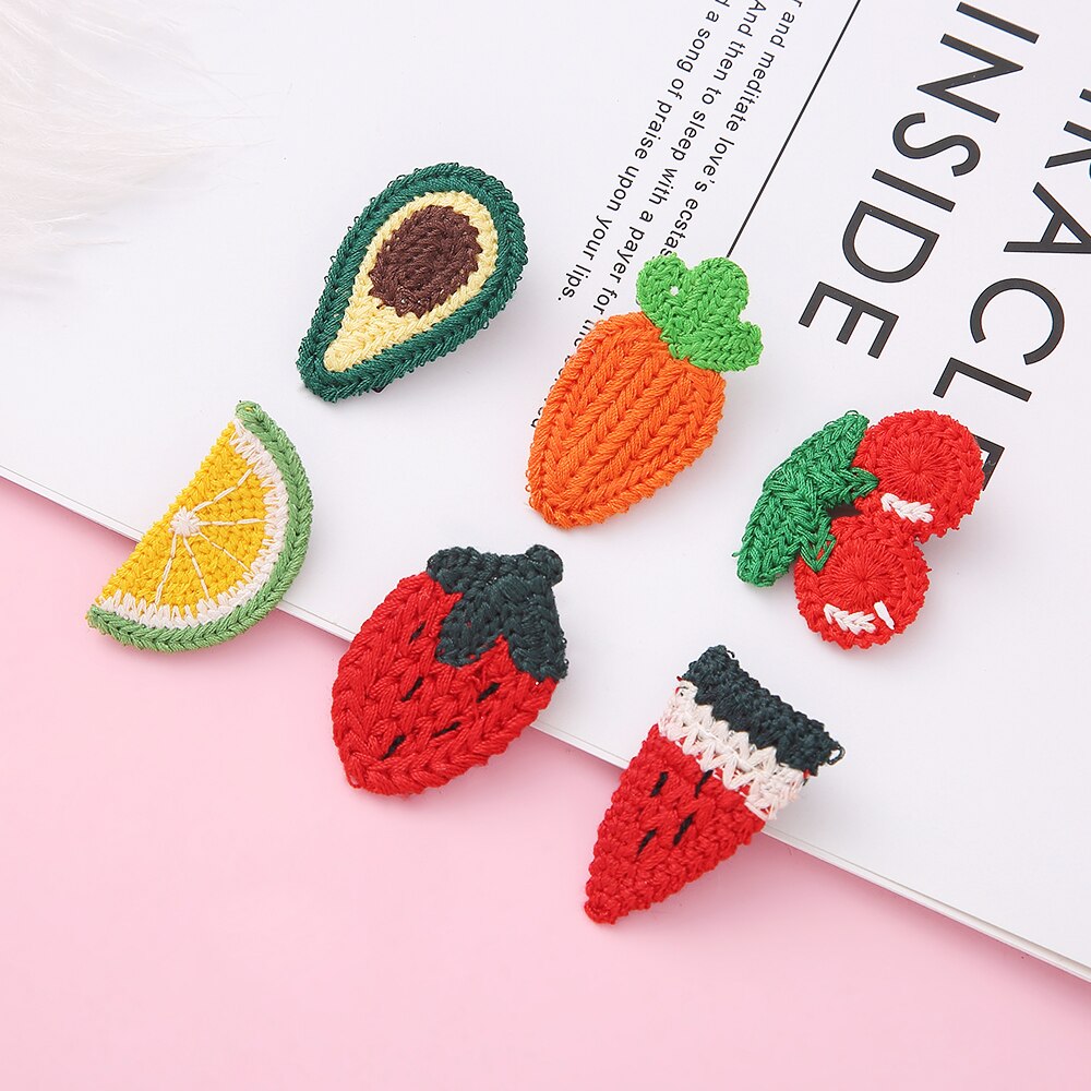 Blingcute | Fruit Baby Girl Crochet Hairpin - Blingcute