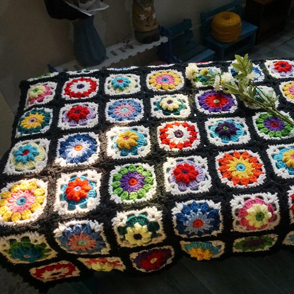 Blingcute | Granny Square Blanket - Blingcute
