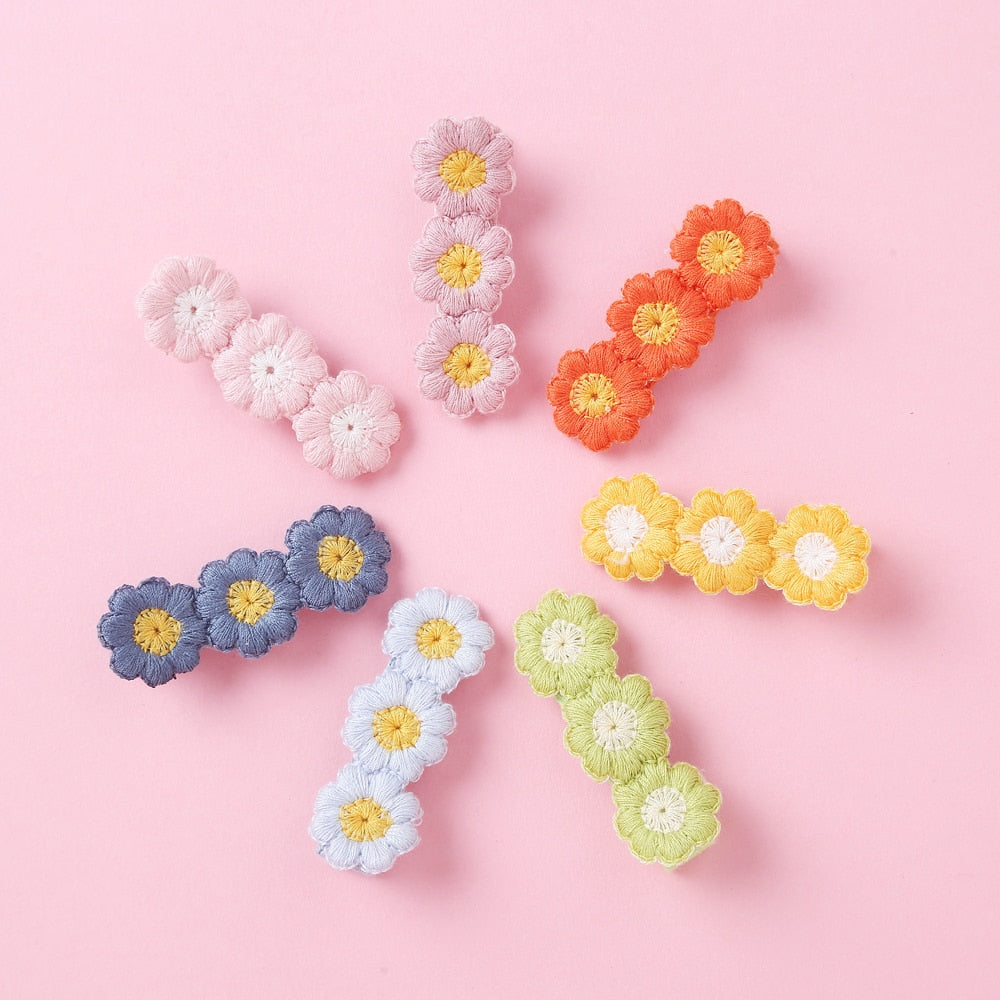 Crochet Hair Clips - Meli Design, Handmade Fashion Accessories
