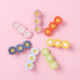 Blingcute |  Knit Floral Baby Girl Hair Clip - Blingcute