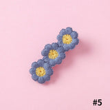 Blingcute |  Knit Floral Baby Girl Hair Clip - Blingcute