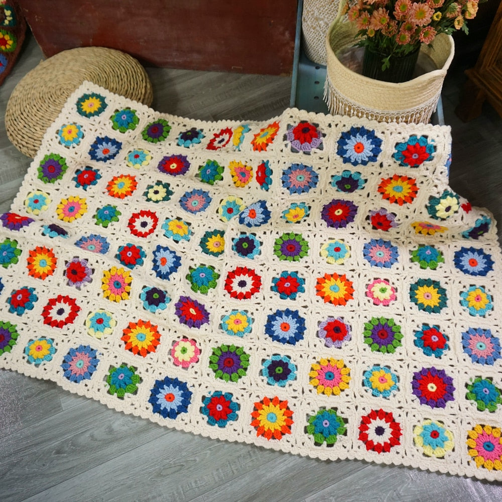 Blingcute | Granny Square Blanket - Blingcute