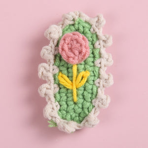 Blingcute | Embroidery Flower Baby Hair Clip - Blingcute