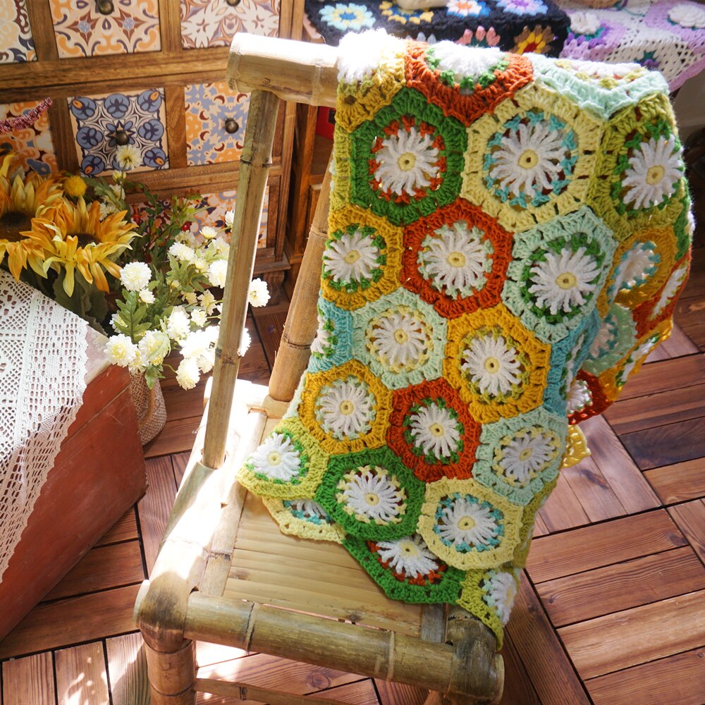 Blingcute | Crochet Blanket Cushion - Blingcute