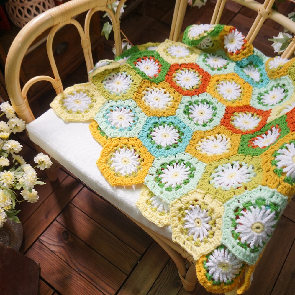 Blingcute | Crochet Blanket Cushion - Blingcute