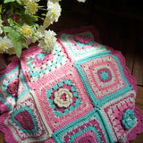 Blingcute |  Vintage Style Crochet Sofa Blanket - Blingcute