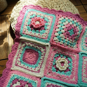 Blingcute |  Vintage Style Crochet Sofa Blanket - Blingcute