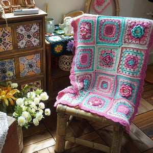 Blingcute |  Vintage Style Crochet Sofa Blanket - Blingcute
