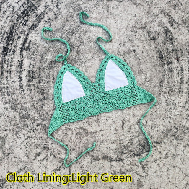 Blingcute |  Boho Beach Bikini  | Crochet Bikini - Blingcute