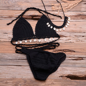 Blingcute | Crochet Bikini | 3 pcs Bikini Set - Blingcute