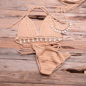 Blingcute | Crochet Bikini | 3 pcs Bikini Set - Blingcute