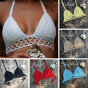 Crochet Bikini Crop Tops