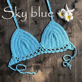 Blingcute | Crochet Bikini Crop Tops | Summer Crochet Swimwear - Blingcute