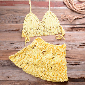 Blingcute | Crochet Bikini | Two-piece Crochet Women Bikini Set - Blingcute