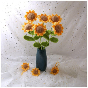 Blingcute | Crochet Bouquet of Flowers | Sunflower Bouquet - Blingcute