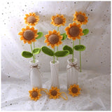 Blingcute | Crochet Bouquet of Flowers | Sunflower Bouquet - Blingcute