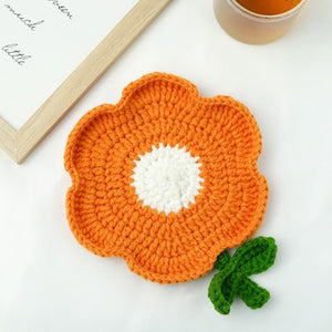 Blingcute | Crochet Coaster Flower | Colorful Coasters - Blingcute
