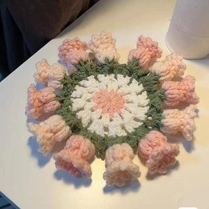 Blingcute | Flower Coaster | Hand Crochet Coasters - Blingcute