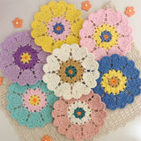 Blingcute | Heart Coaster | Colorful Crochet Coasters - Blingcute