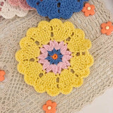 Blingcute | Heart Coaster | Colorful Crochet Coasters - Blingcute