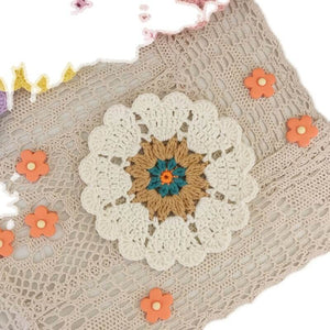 Blingcute | Heart Coaster | Colorful Crochet Coasters - Blingcute