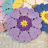 Blingcute | Heart Coaster | Colorful Crochet Coasters - Blingcute